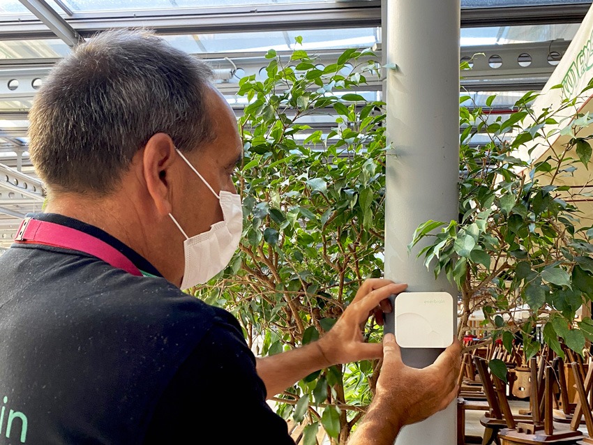 Applicazione di un sensore Enerbrain al Lingotto