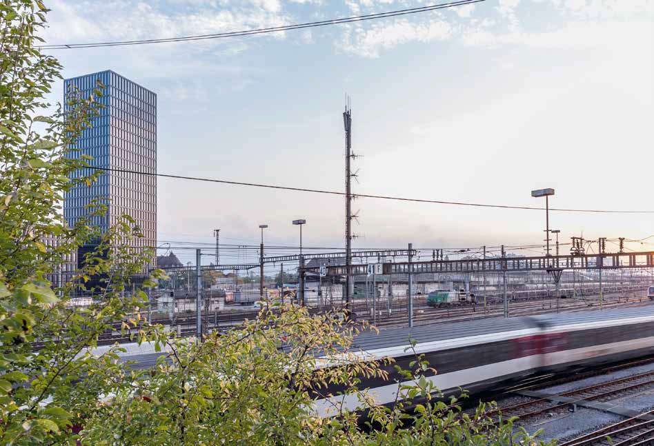 torre basilea vista stazione