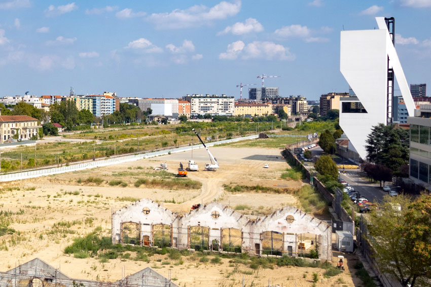 L'area a Milano destinata al Villaggio Olimpico