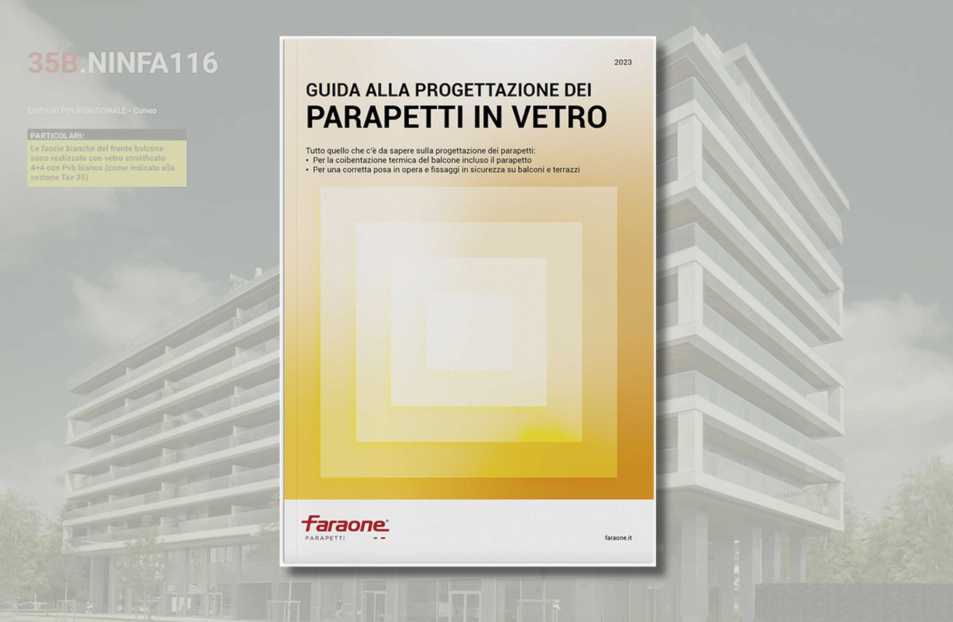 Faraone pubblica la Guida alla progettazione dei parapetti in vetro