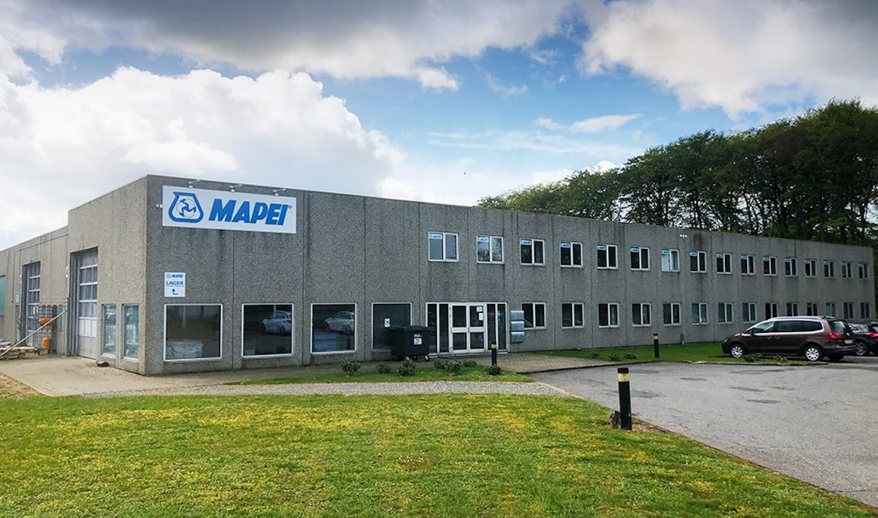 Stabilimento Mapei in Danimarca per la produzione di additivi per il calcestruzzo