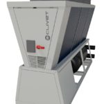 Thunder è la pompa di calore reversibile raffreddata ad aria da 40 a 80 kW, con tecnologia full-inverter su compressori scroll e ventilatori assiali di ultima generazione.