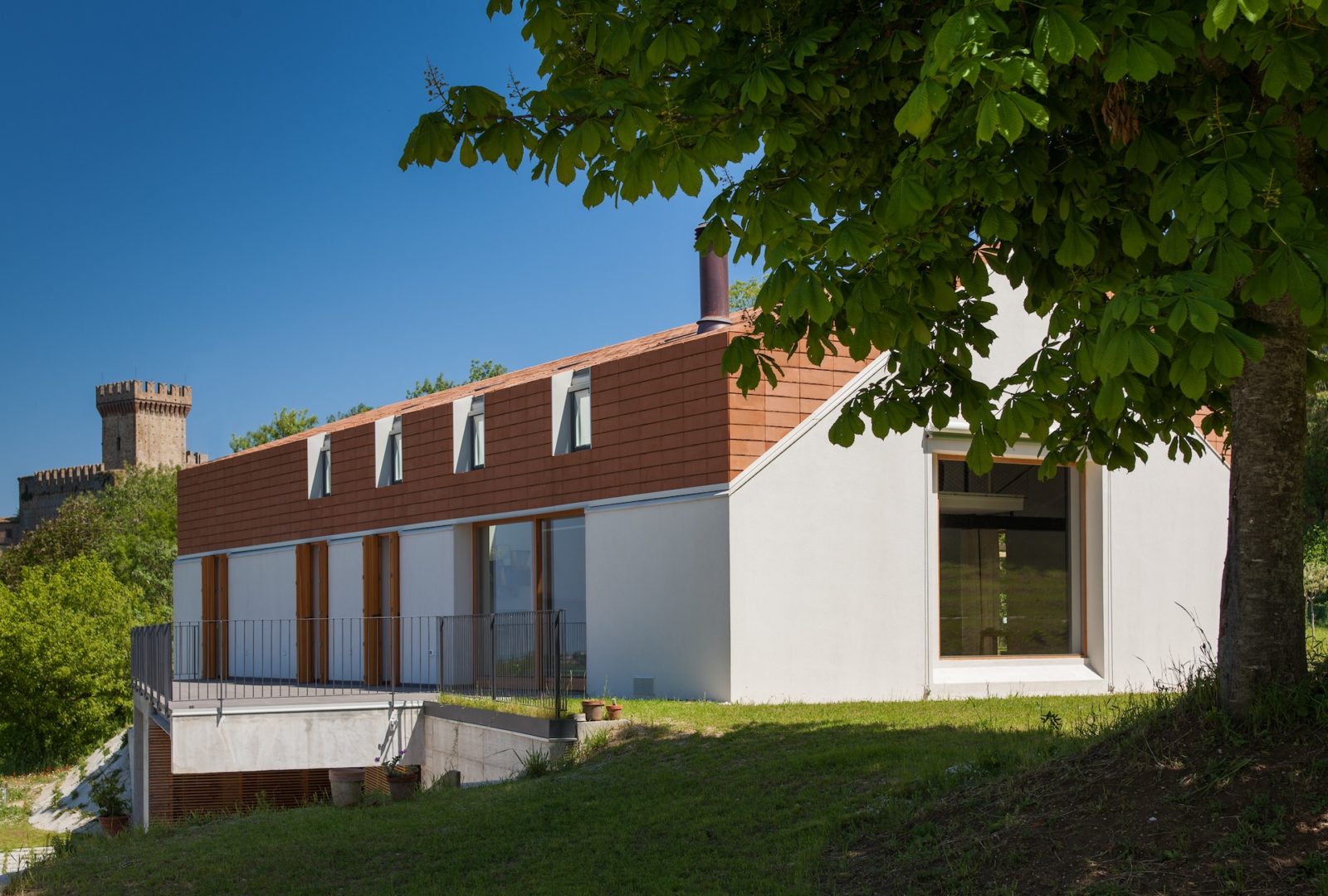 Parete ventilata Terreal nella stratigrafia muraria in laterizio