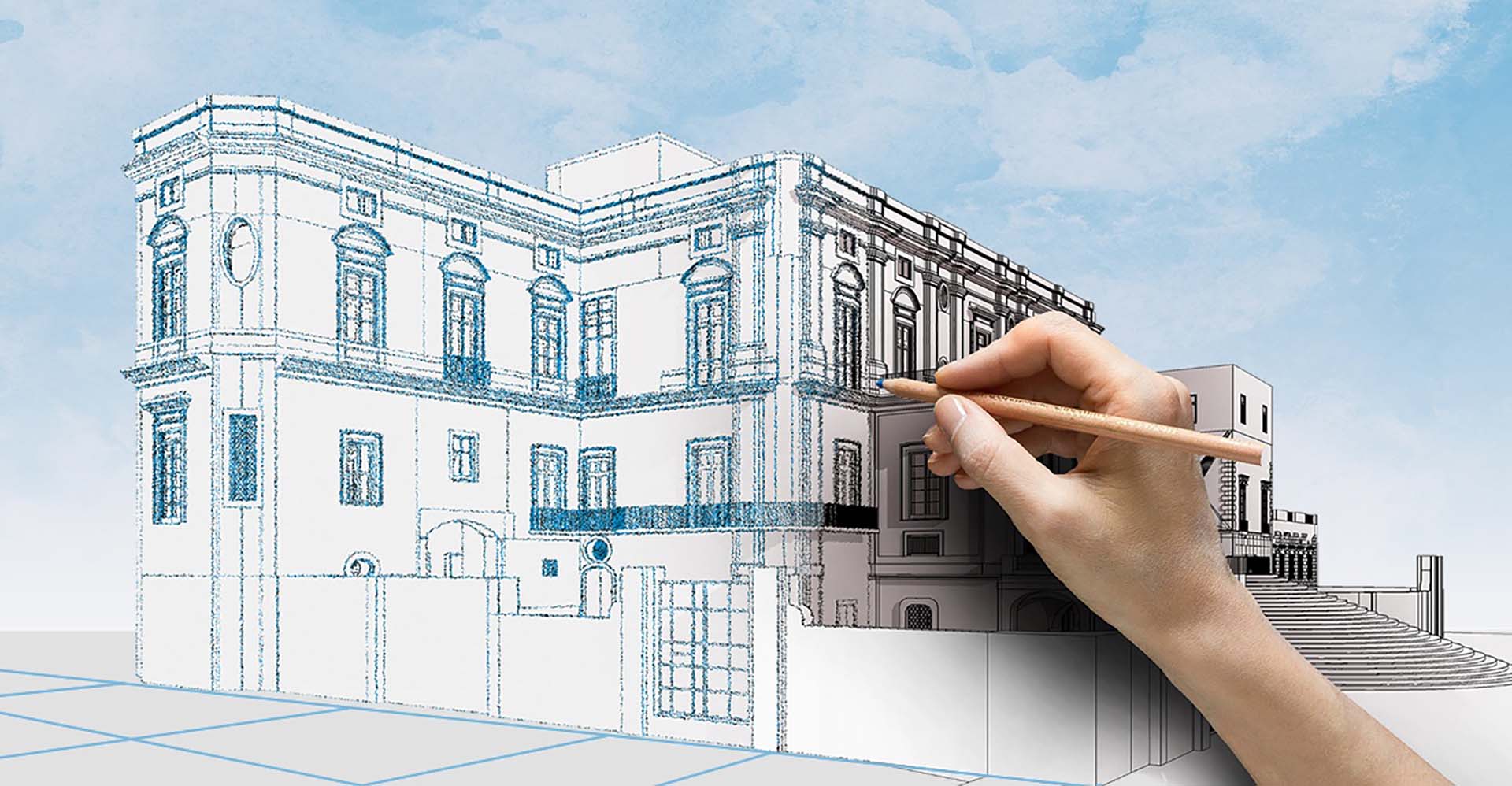 Collaborare per riqualificare gli immobili pubblici. La progettazione bidimensionale di Villa Favorita ad Ercolano - Napoli