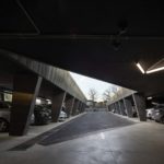 Particolare dei garage