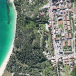 Area del Parco della Repubblica (Conero) visto dall'alto