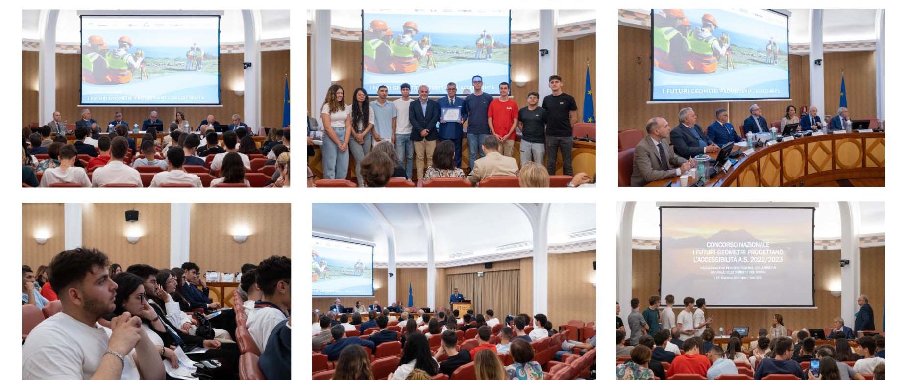 Alcuni momenti della cerimonia di premiazione del concorso indetto da Fiaba