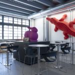 Opere d'arte e design anche per la zona ristoro