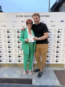 Nella foto, da sinistra Virna Martinelli, amministratore Unico. A destra: Giulio Bianchetti, nuovo direttore artistico Dnd