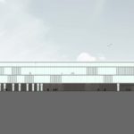 Prospetto Est dell'e-building