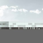 Prospetto Sud dell'e-building