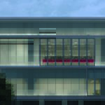 L'esterno del nuovo e-building progettato da MCA per Ferrari