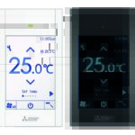 Il comando remoto Prima della Mitsubishi Electric nelle due versioni bianca e nera