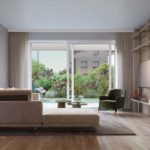 Living luminoso ed accogliente