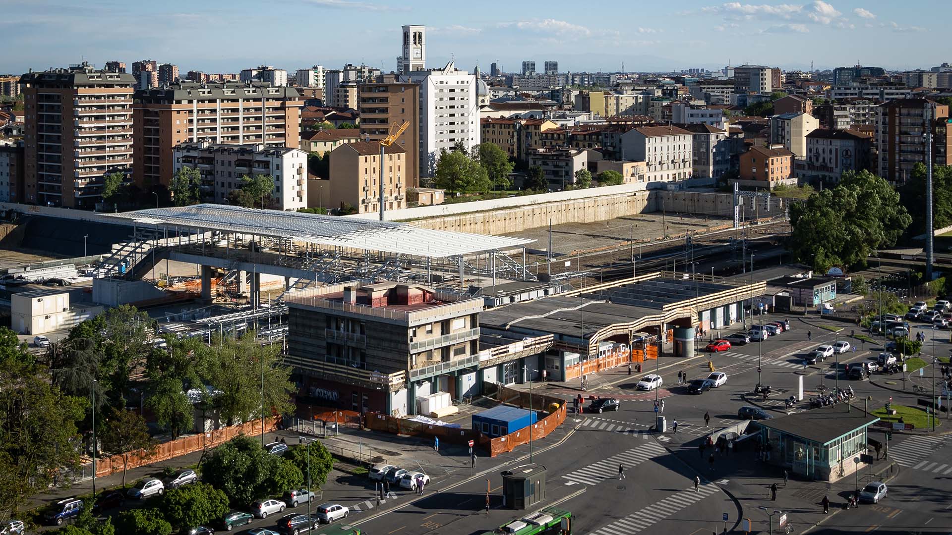 La stazione di Piazza Primo Maggio dove verranno effettuati i lavori