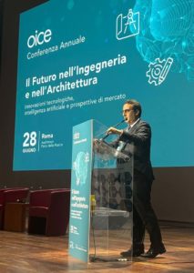 L'intervento del presidente Oice, Giorgio Lupoi alla conferenza annuale