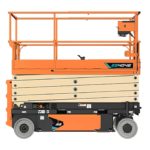 Sollevatore elettrico a pantografo chiuso