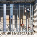 i lavori di realizzazione all'interno della struttura