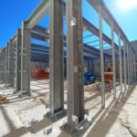 i lavori di realizzazione all'interno della struttura
