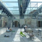 i lavori di realizzazione all'interno della struttura