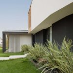 villa realizzata a Pandino in provincia di Cremona lato ingresso principale