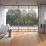 Casalgande Padana propone pavimento dentro fuori in continuita in parquet