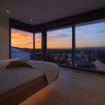 La splendida veduta dalla camera da letto