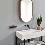 Specchio Oval Box con Plinio 115