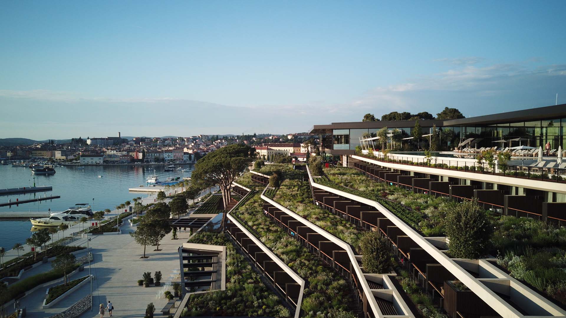 I green roof Daliform del Grand Park Hotel Rovinj