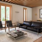area giorno moderna ed elegante con aperture ampie