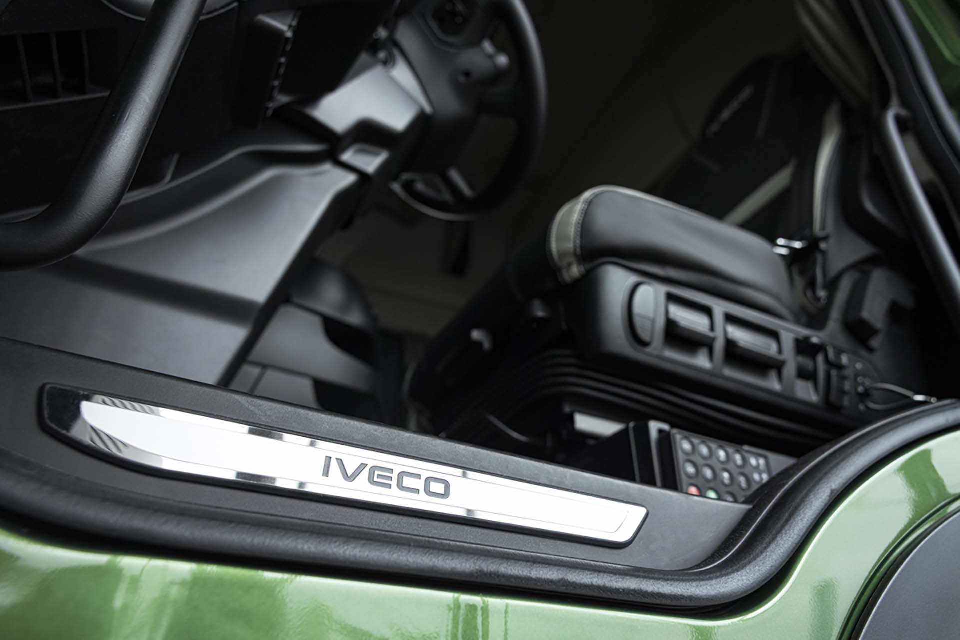 Accesso alla cabina di un veicolo Iveco