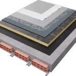 Render di stratificazioni di protezione del tetto