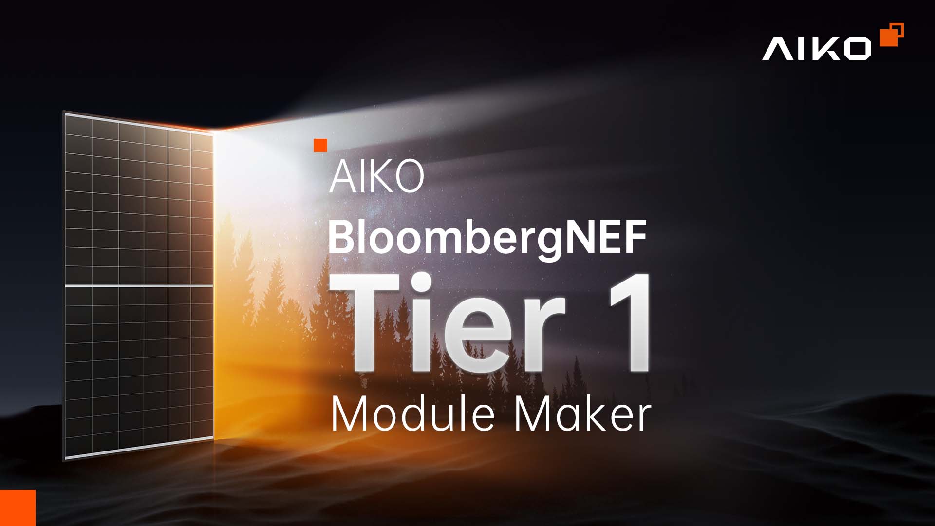 Tier 1 BNef per Aiko che consolida la sua posizione di mercato
