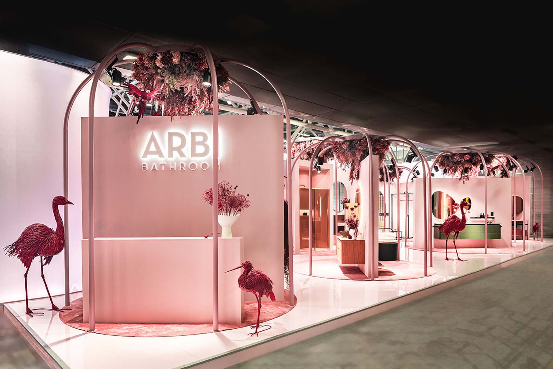 Arbi Arredobagno lo stand allestito a Cersaie 2024