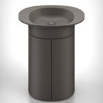 Azzurra Ceramica serie lavabo freestanding tortora