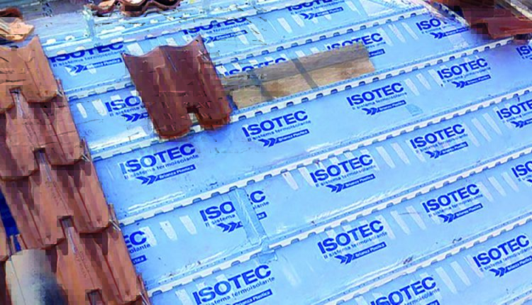 posa sistema termoisolante ventilato Isotec di Brianza Plastica,