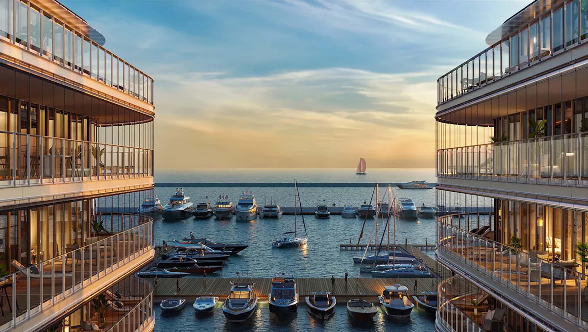vista dagli edifici del waterfront di levante