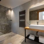 La cabina doccia è un ampio spazio relax