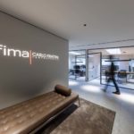 il nuovo Centro Ricerca & Sviluppo Fima Lab di Fima Carlo Frattini dove trovano spazio uffici e aree polifunzionali progettati secondo la filosofia Thinking Room
