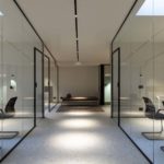 il nuovo Centro Ricerca & Sviluppo Fima Lab di Fima Carlo Frattini dove trovano spazio uffici e aree polifunzionali progettati secondo la filosofia Thinking Room