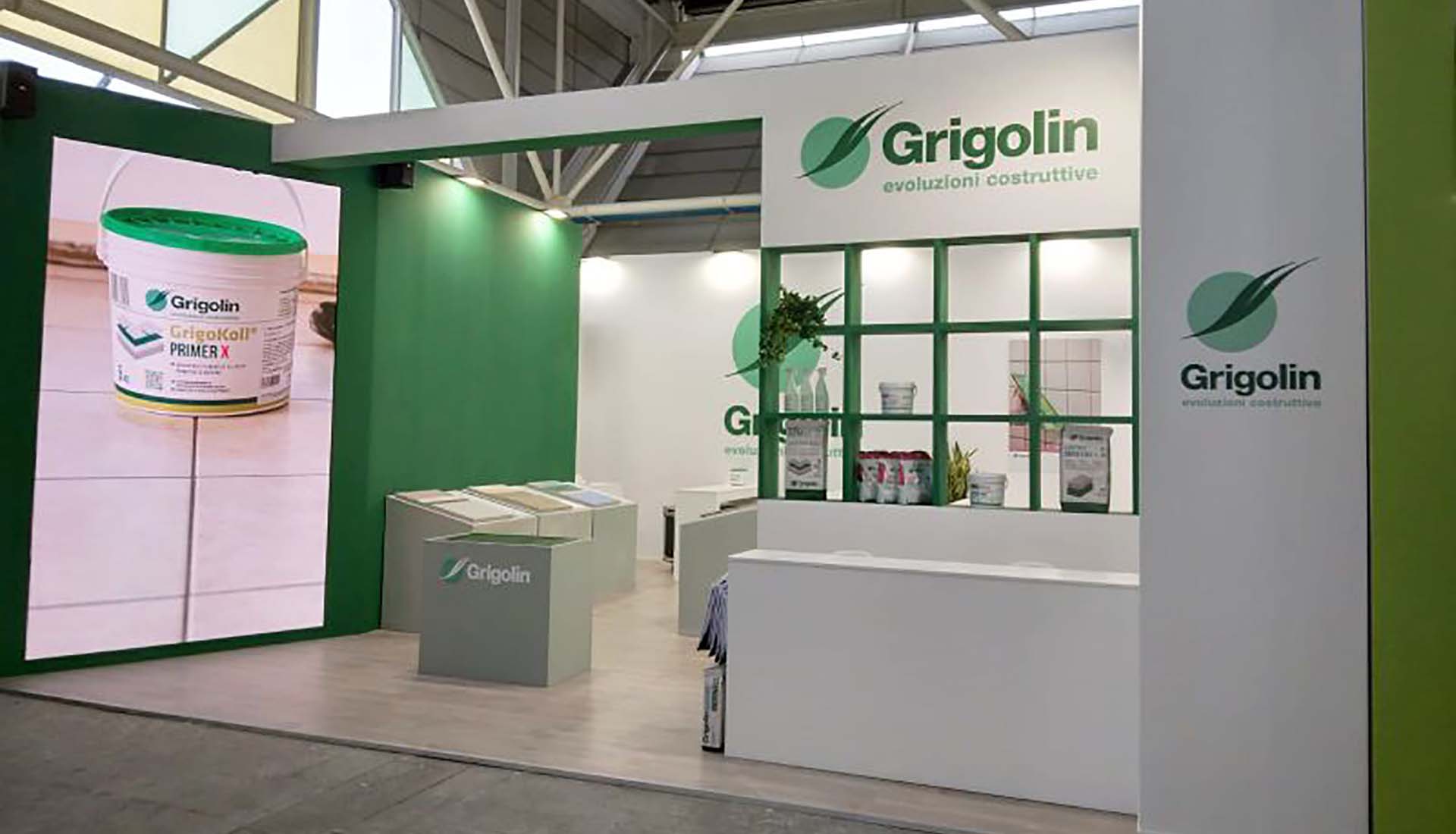 Lo stand dell'azienda a Cersaie 2022