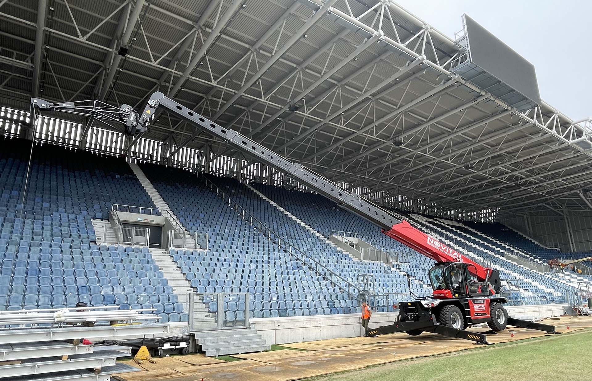 Lavori al Gewiss Stadium