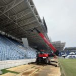 Lavori al Gewiss Stadium