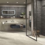 Panaria serie The Place countybeige e cottagedark muretto