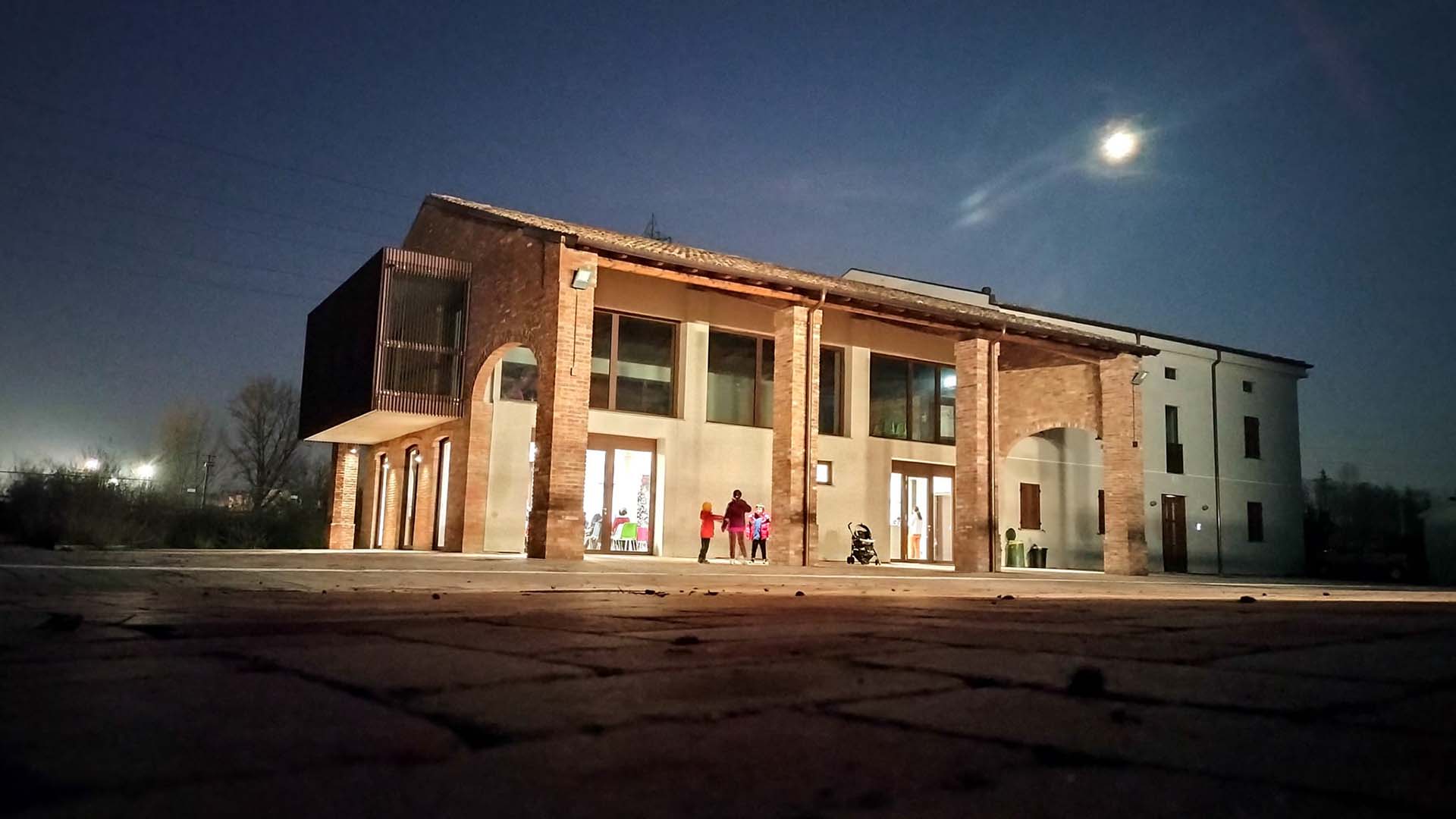 Podere Cinghio al chiaro di luna