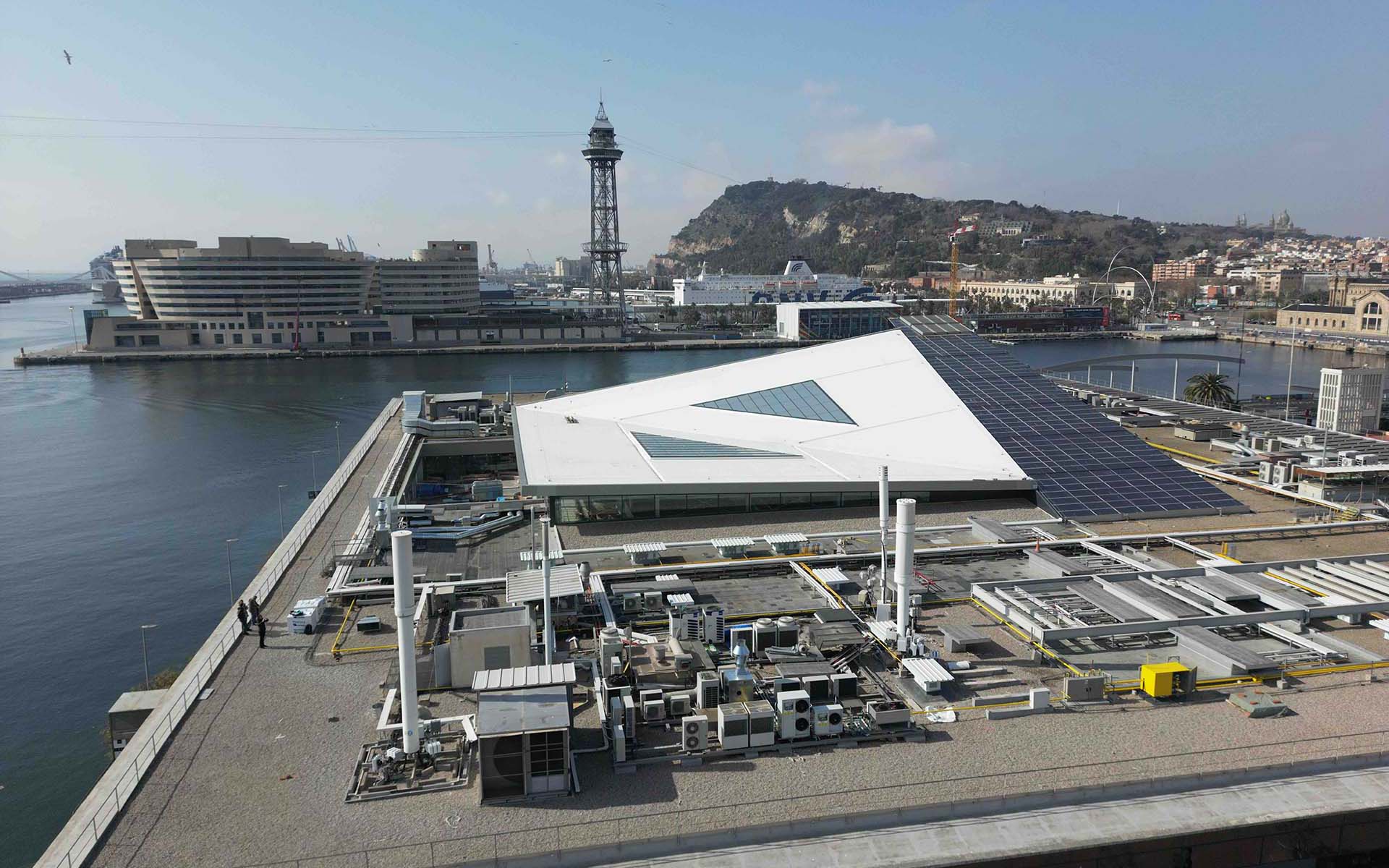 Renolit Alkorplan la copertura realizzata a Barcellona per il centro commerciale Maremagnum