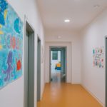 Rockwool corridoio con disegni accoglienti