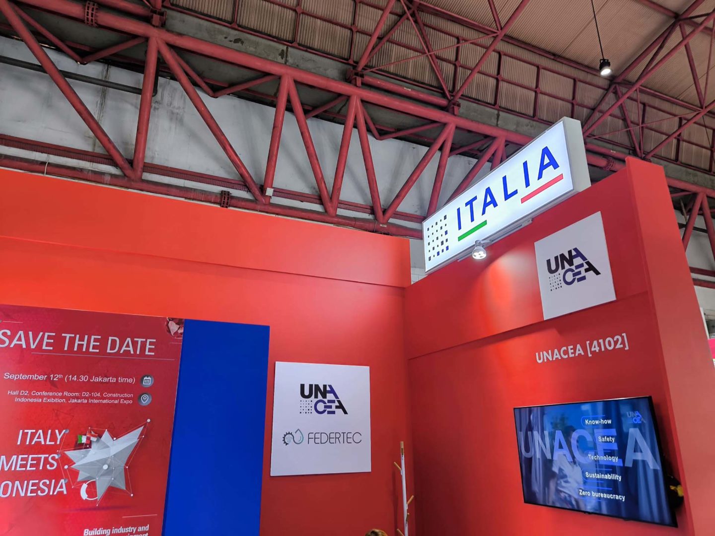 Unacea stand Italia