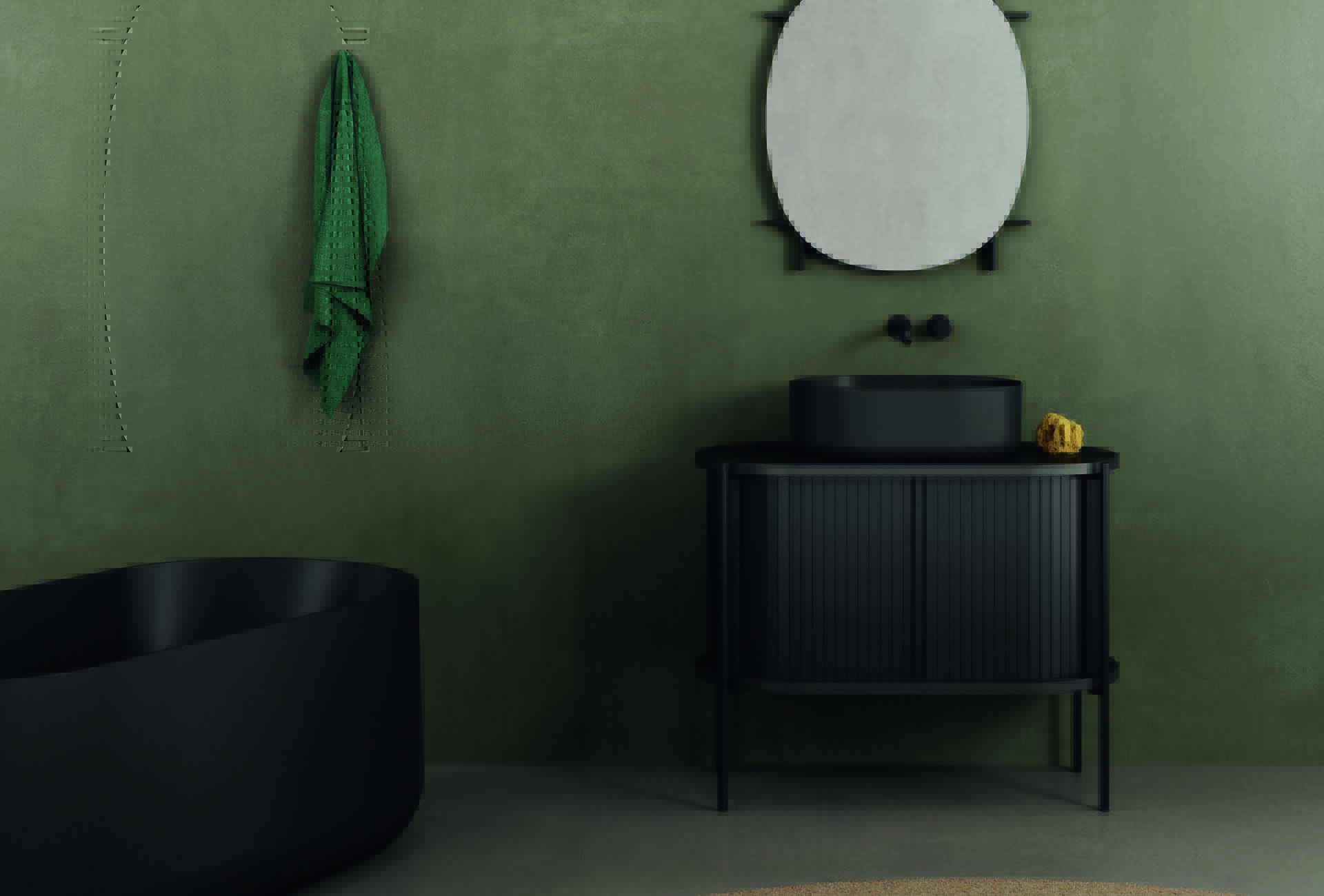 Azzurra Ceramica serie Cleer mobile versione black