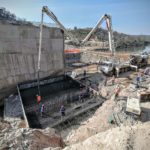 Achwa 1 traversa in costruzione